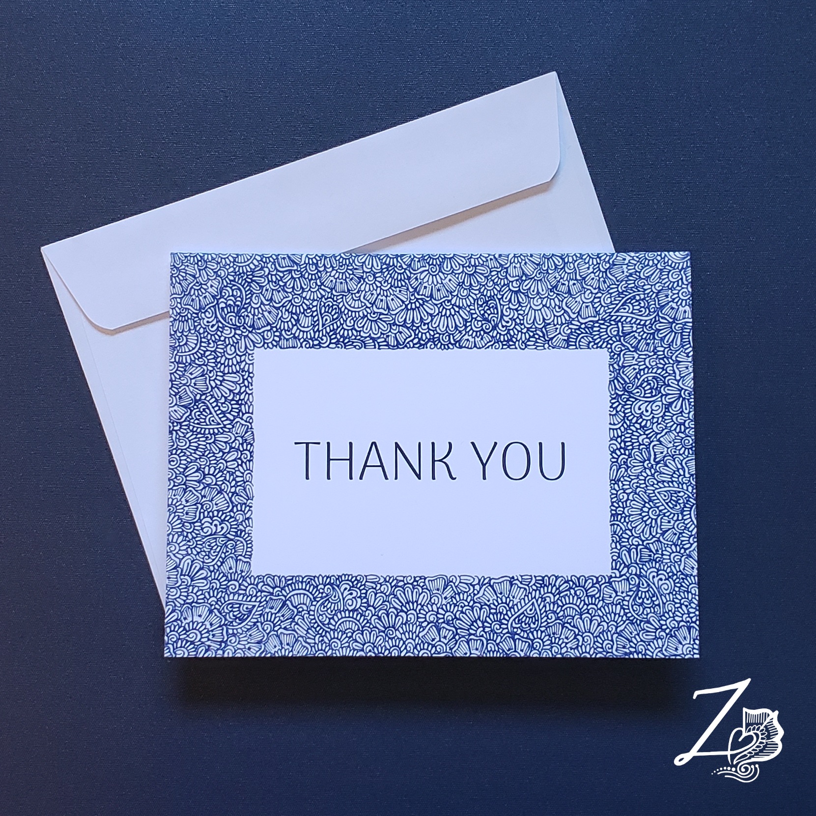 Thank You - Straight Border