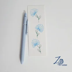 Blue Lilies Bookmark