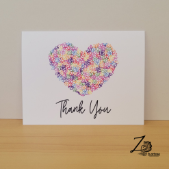 Floral Heart - Thank You