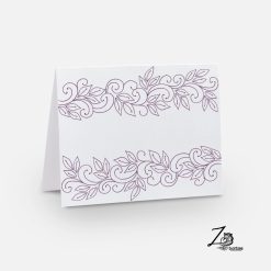 Purple Swirls Border